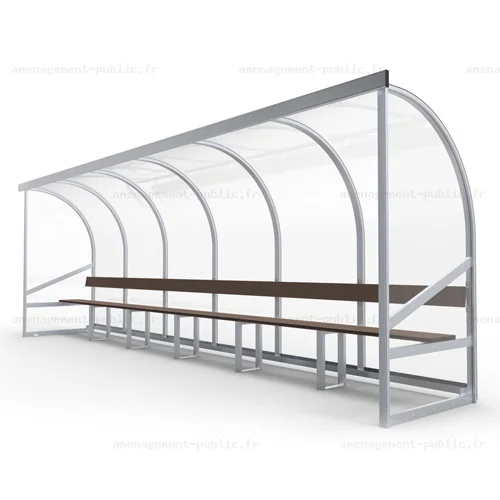 Banc de touche monobloc 12 Places